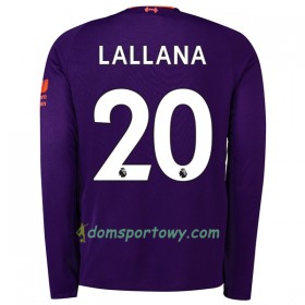 Koszulka Liverpool Lallana 20 Wyjazdowe Koszulki Piłkarskie 2018-2019 Długi Rękaw